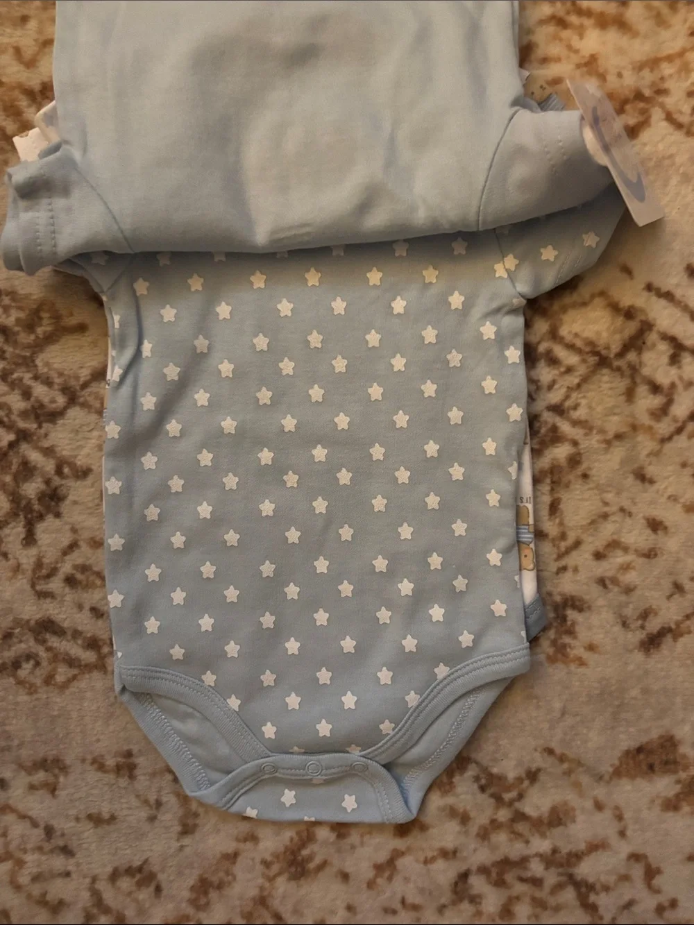 Short-Sleeve One-Piece Bodysuit (3-Pack)